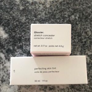 Glossier skin tint and concealer